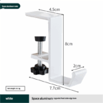 Portable student backpack hook, office desk mobile headphone hook, table side umbrella hook Hook storage - Image 2